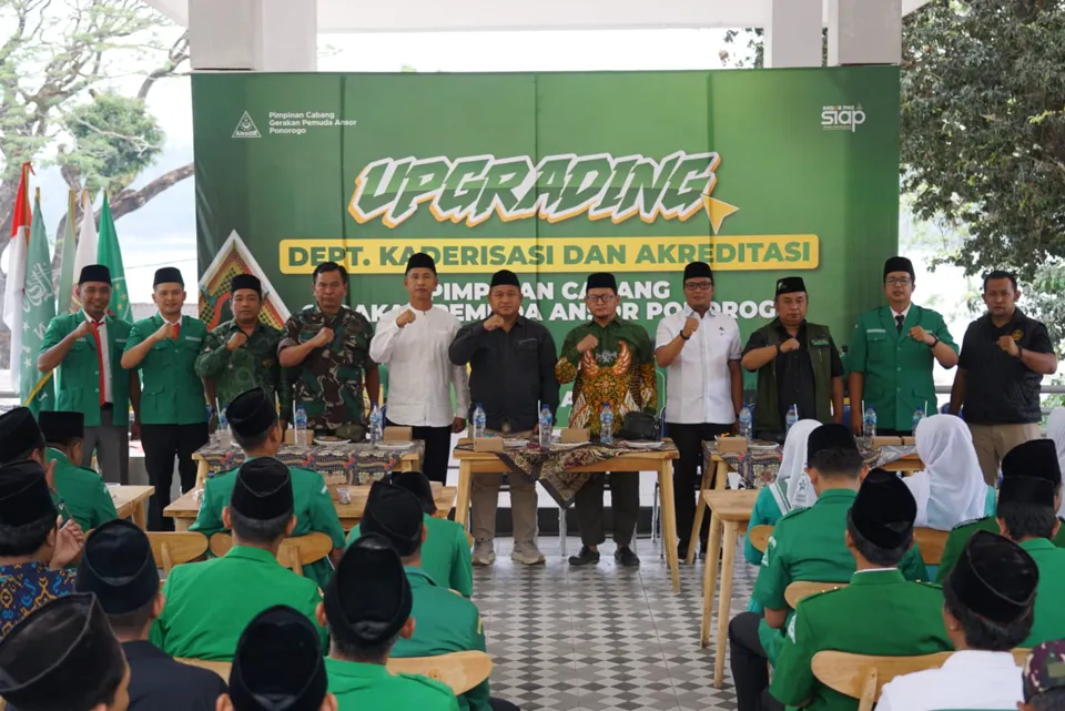 Satukan Langkah 21 PAC, GP Ansor Ponorogo Gelar Upgrading Kaderisasi dan Akreditasi